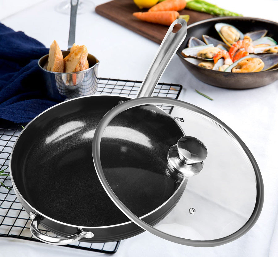 Insetfy frying pan 28 cm - Ceramic coating - PFOA free