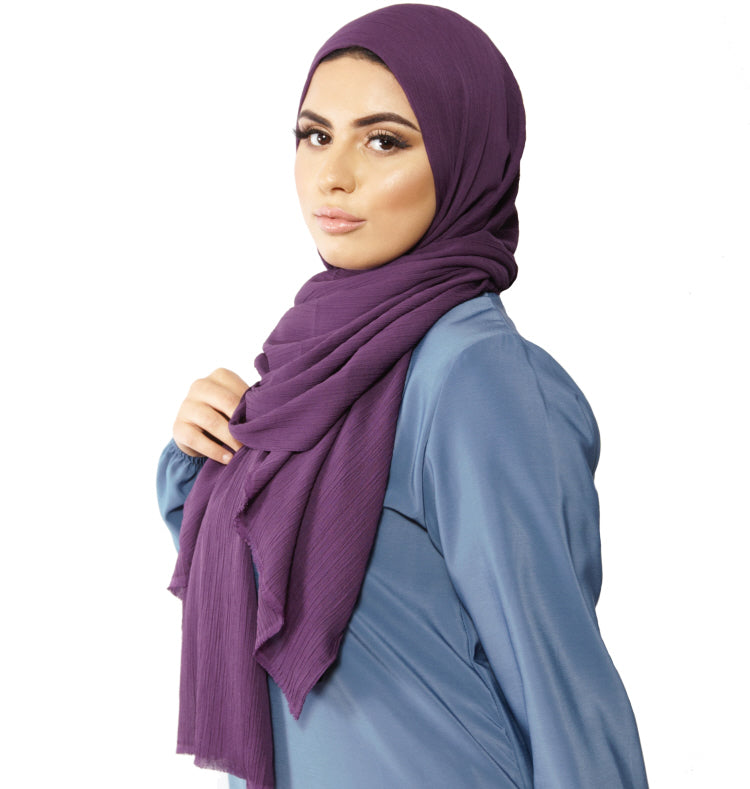 Hint Ipek crinkle sjaal – hijab met stretch, 190 x 80 cm – foto 2