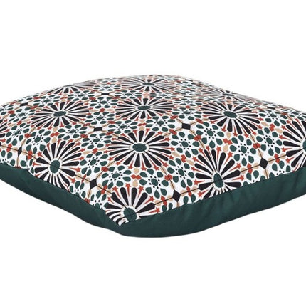 Luxe kussen groen met patronen