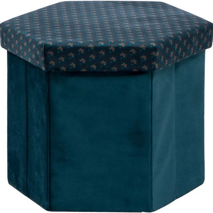 Atmosphera Poef/krukje/hocker Jiling - Opvouwbaar/opslag box 60L