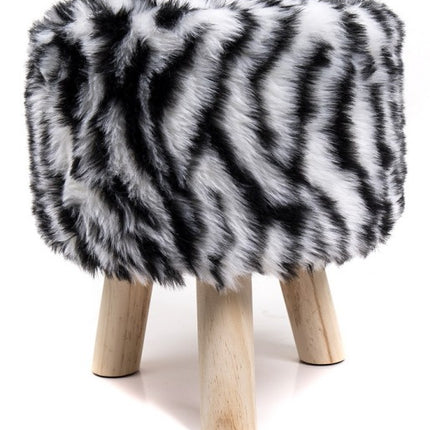Hocker Poef Krukje zebra