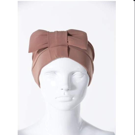 Turban en mousseline douce stretch