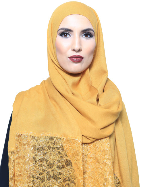 Pashmina-Schal mit Spitze