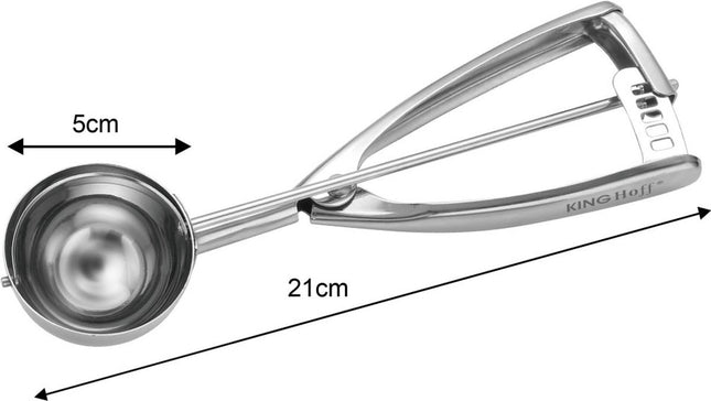 Kinghoff - Ijsschep - ijslepel - RVS