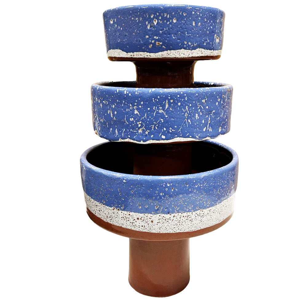 Marokkaanse aardewerk kom op voet – handgemaakt en geglazuurd, 3 maten – foto 8