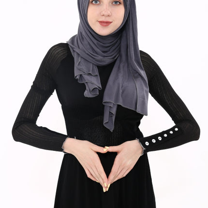 Jersey three Layered Hijab