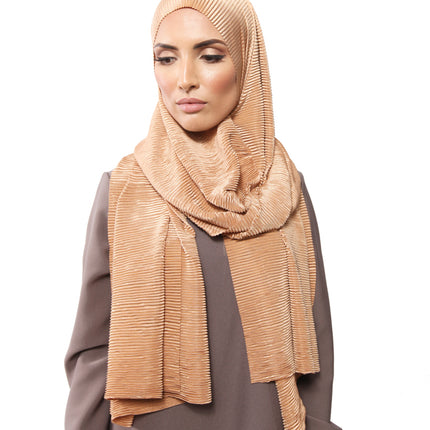 Glossy Ribbed Sjaal