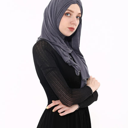 Jersey three Layered Hijab