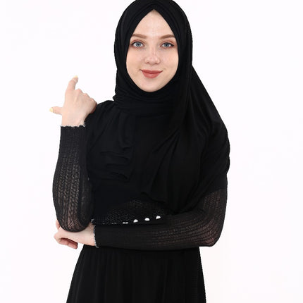 Jersey three Layered Hijab