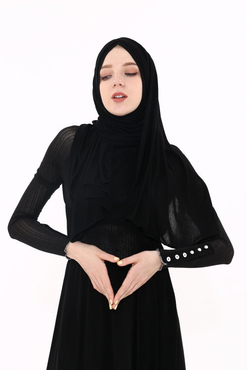 Jersey Three-Layer Hijab