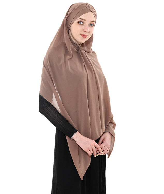 Zwillings-Chiffon-Hidschāb