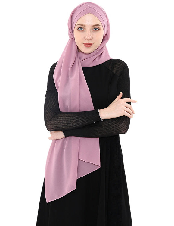 Zwillings-Chiffon-Hidschāb