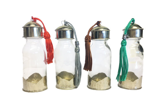 Traditionele glazen flesjes