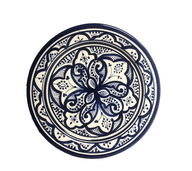 Plat marocain de 25 cm de diamètre