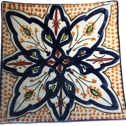 Platte schaaltje 16x16 cm