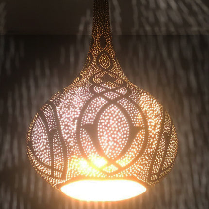 Oosterse filigrain hanglamp Vintage Goud XXL