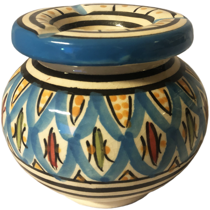 Asbak turquoiseblauw