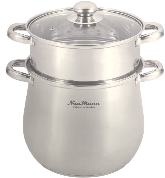 Couscouspan RVS – stoompan voor couscous, ook voor inductie, 4 tot 16 liter – foto 2