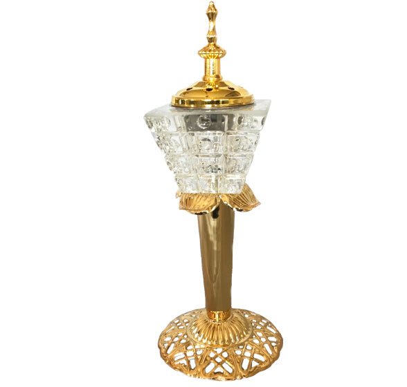 Gold bakhoor burner