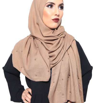 Pashmina pearl sjaal zonder sliertjes