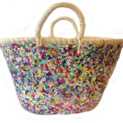 Mand met pailletten Multicolor