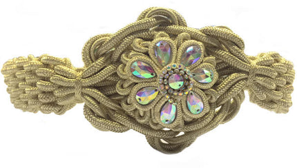 Goudkleurige skali riem