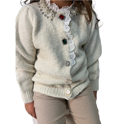 Glamour Vest - Gebroken wit