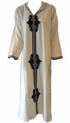 Djellaba Fes wit