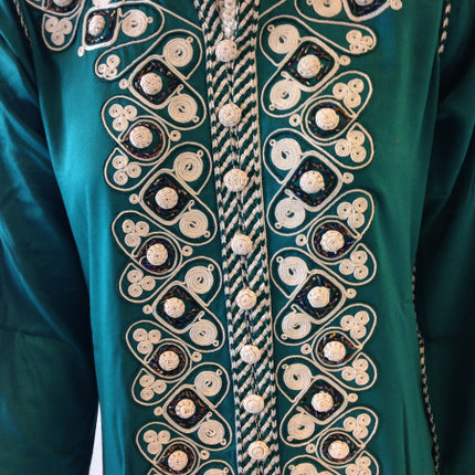 Jellaba marocaine groen