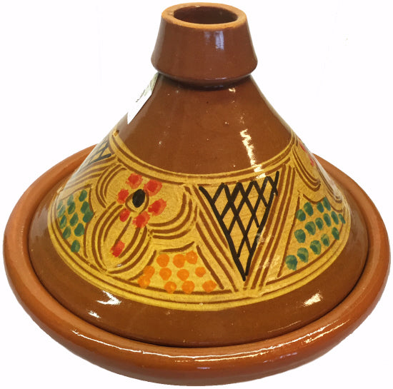 Slaoui tajine Ø 34 cm – handgemaakte Marokkaanse tajine van aardewerk – foto 2