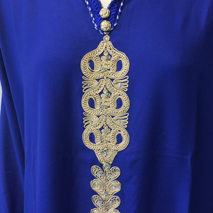 Djelabba blauw