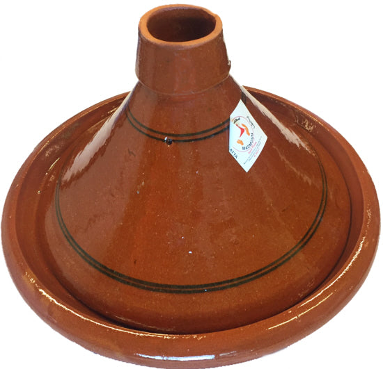 Marokkaanse familie tajine van aardewerk – handgemaakt, Ø 30 cm