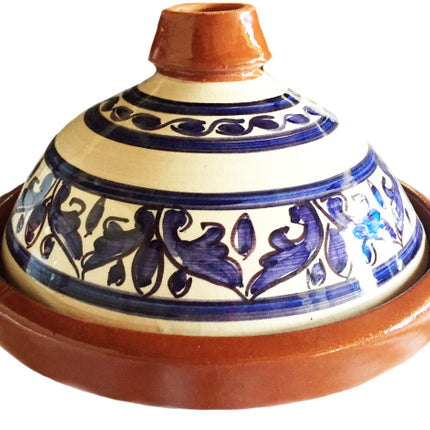 Kach Tajine Ø 30 cm blauw/wit
