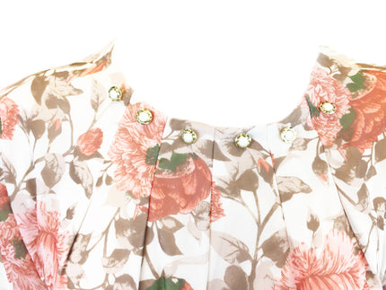 Abaya Floral wit