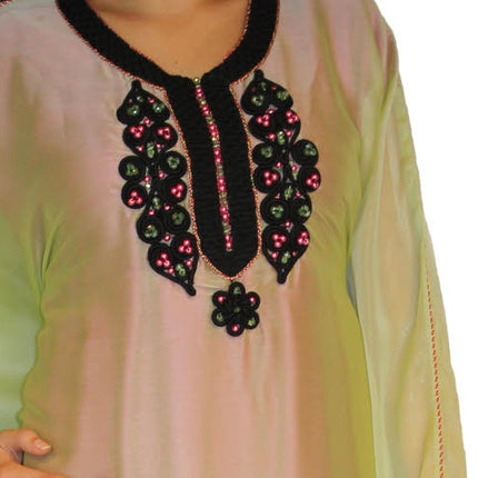 Abaya Faracha pistach