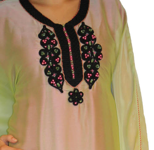 Abaya Faracha Pistazie