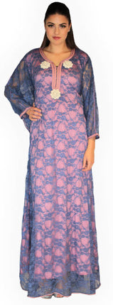 Abaya Faracha Blue Reda