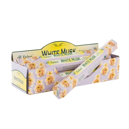 Tulasi White Musk Incense Sticks - wierookstokjes