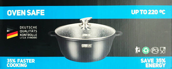 Hakal Line soeppan en braadpan voor inductie – glazen deksel, Ø 20-44 cm – foto 4