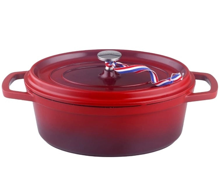 Cocotte ovale – Cocotte Ø 26 cm Ronde Rouge Flammée