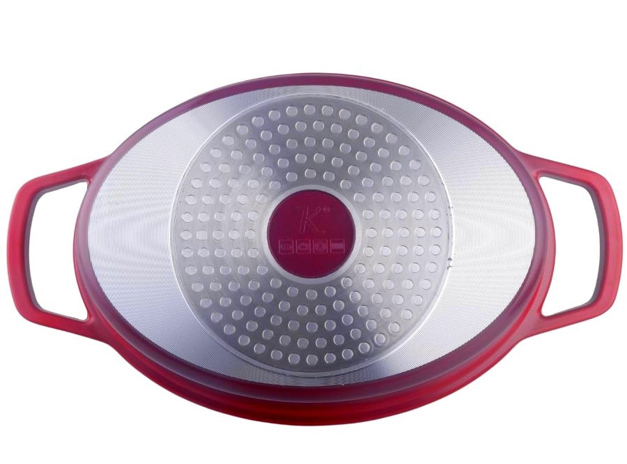 Cocotte ovale – Cocotte Ø 26 cm Ronde Rouge Flammée