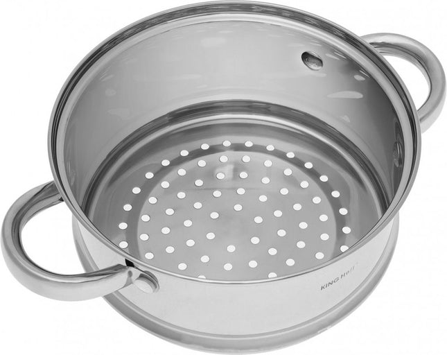 Inzet stoompan - Groentestomer - Vleesstomer - Ø18 x 8.5 cm