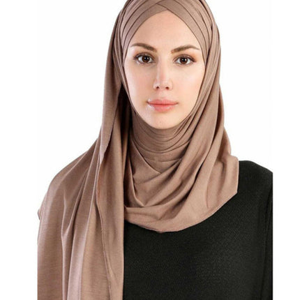 Jersey three Layered Hijab