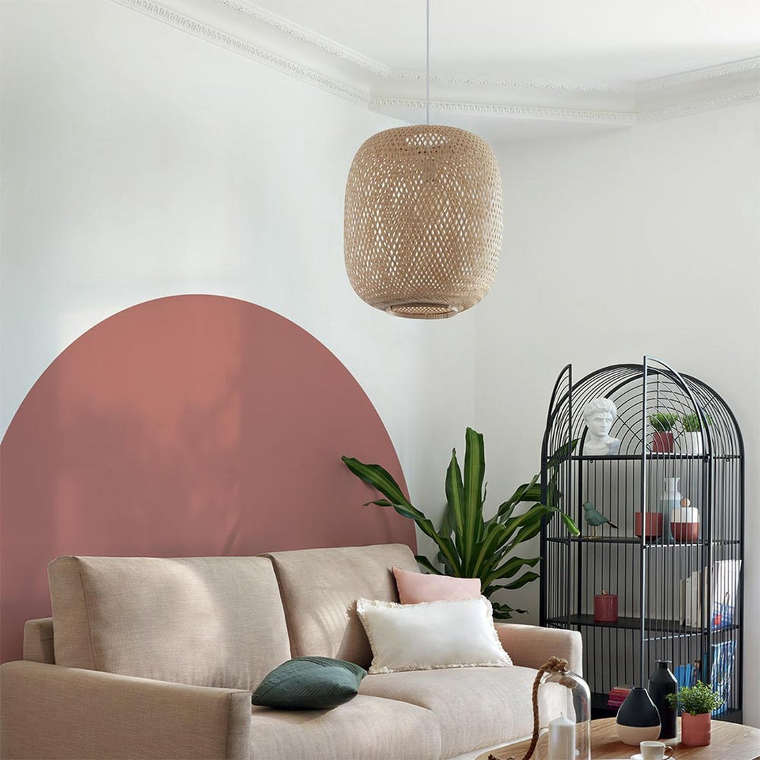 Pendant light Ø 43 cm Joie Beige
