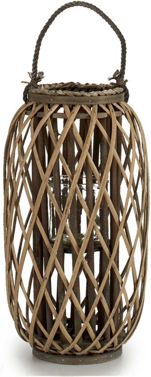 Woven candle holder Natural