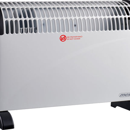 Mesko Elektrische Convector Kachel - 3 Warmtestanden - 2000W - Tot 20m² - Wit - Instelbare Thermostaat