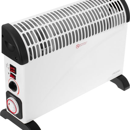 Mesko Elektrische Convector Kachel - 3 Warmtestanden - 2000W - Tot 20m² - Wit - Instelbare Thermostaat