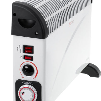 Mesko Elektrische Convector Kachel - 3 Warmtestanden - 2000W - Tot 20m² - Wit - Instelbare Thermostaat