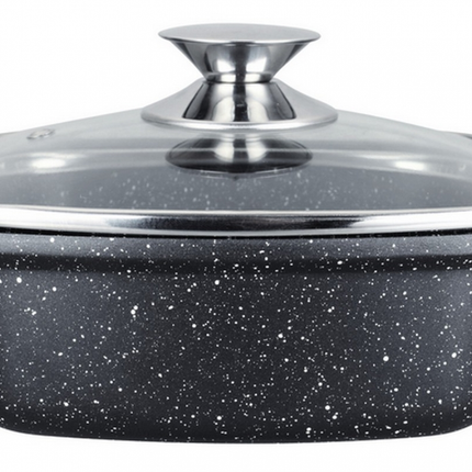 Kamberg - Vierkante gegoten aluminium braadpan 24 x 24 cm