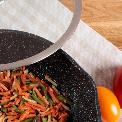 Kamberg wok 28 cm - Afneembaar handvat